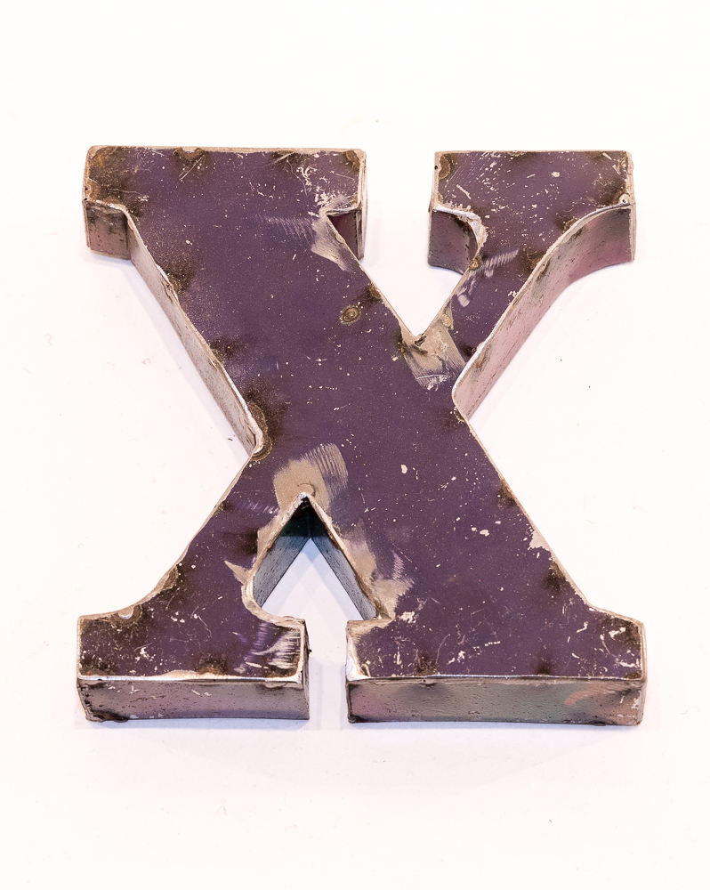 Letter (15) - X - Mix Couleur