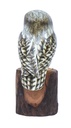 Hibou Wood (23) - Brun + Noir + Blanc
