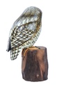 Hibou Wood (23) - Brun + Noir + Blanc
