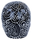 Skull Dali (15) - Noir + Blanc + Or