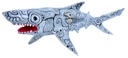 Requin Dali (100) - Gris Clair + Blanc + Noir