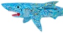 Requin Dali (100) - Bleu Ciel + Vert + Blanc + Noir