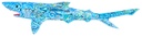 Requin Dali (100) - Bleu Ciel + Vert + Blanc + Noir