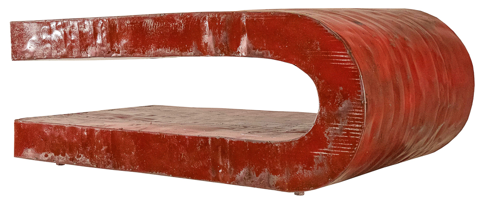 Table Basse en U (80) - Rouge