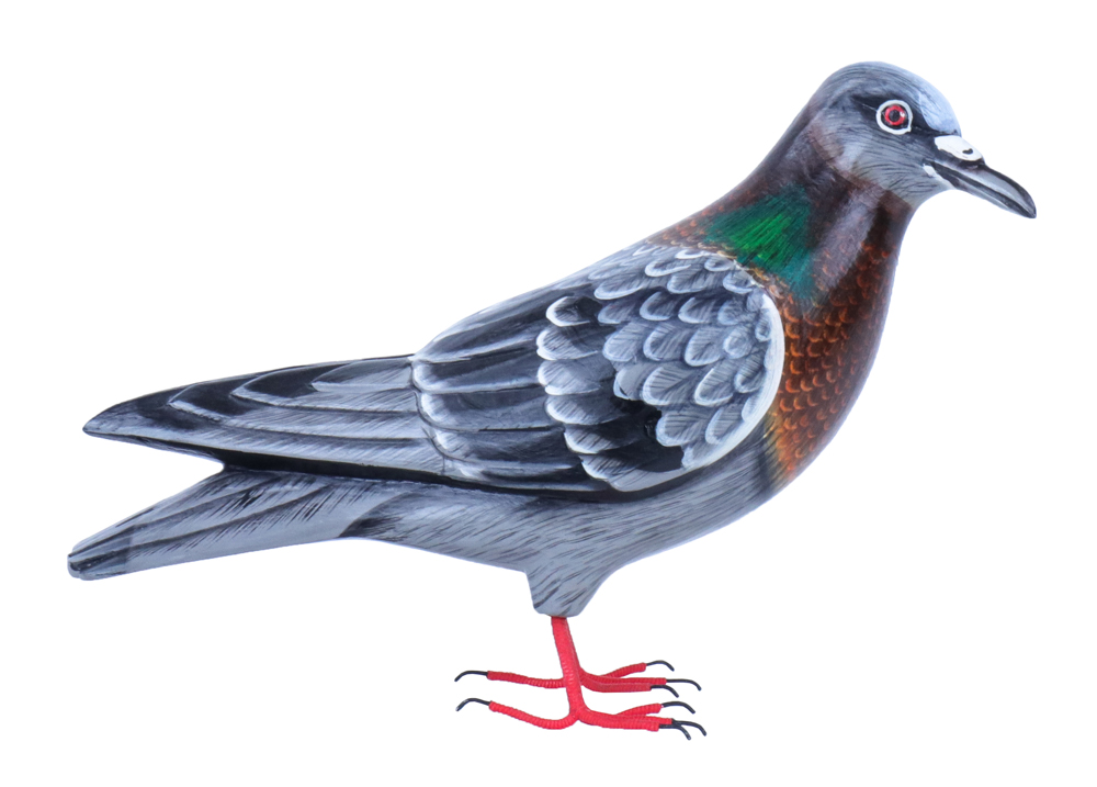 Pigeon Wood (18) - Gris + Brun + Vert