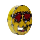Emoji (30) - 😍 - Visage souriant avec des yeux en forme de Cœur