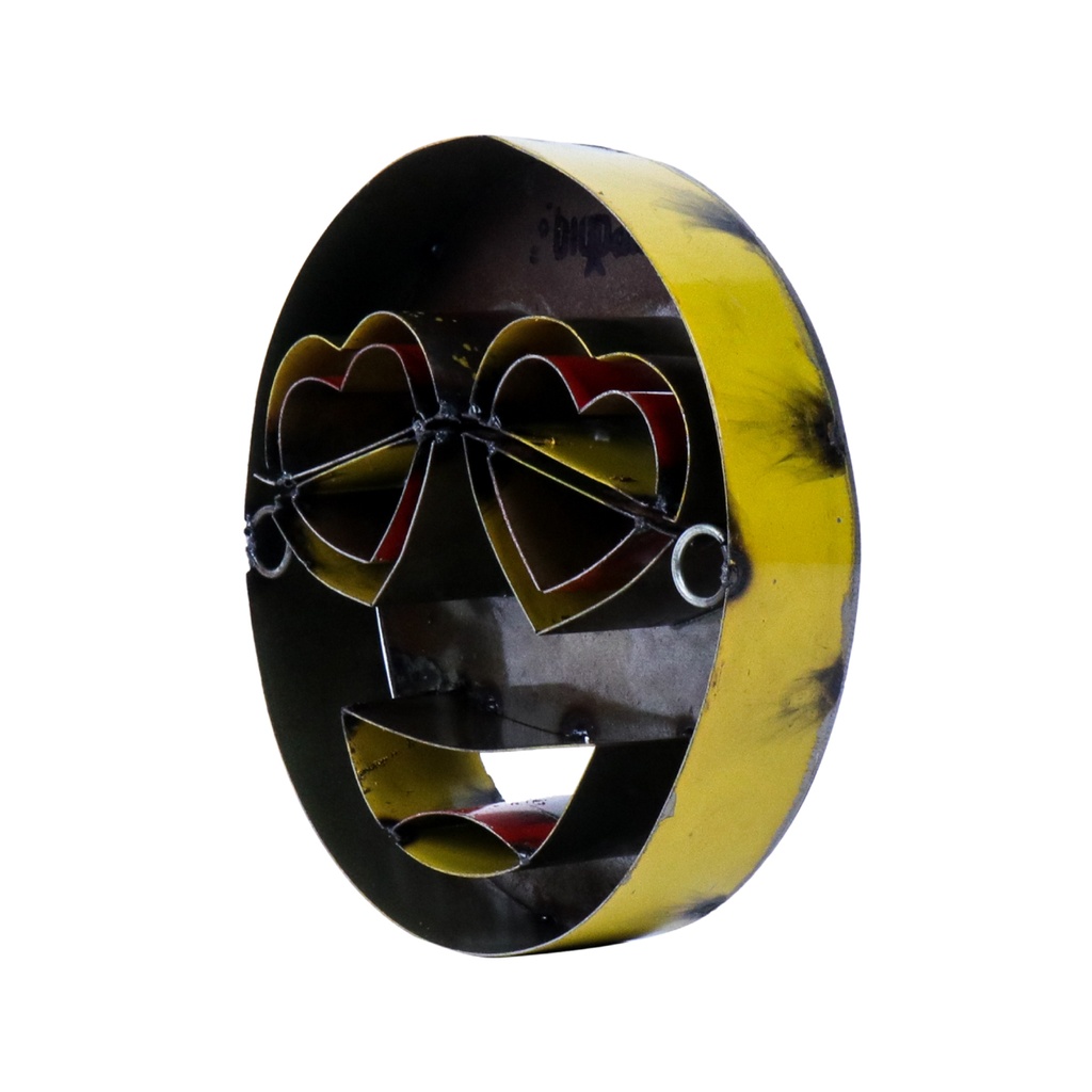 Emoji (30) - 😍 - Visage souriant avec des yeux en forme de Cœur