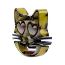 Emoji (30) - 😻 - Chat souriant aux yeux en cœurs