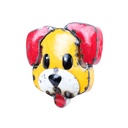 Emoji Upcycling (30) - 🐶 - Tête de chien