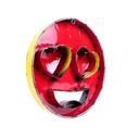 Emoji Upcycling (30) - 😍 - Visage souriant avec des yeux en forme de Cœur