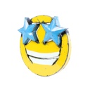 Emoji Upcycling (30) - 🤩 - Visage avec des étoiles à la place des yeux