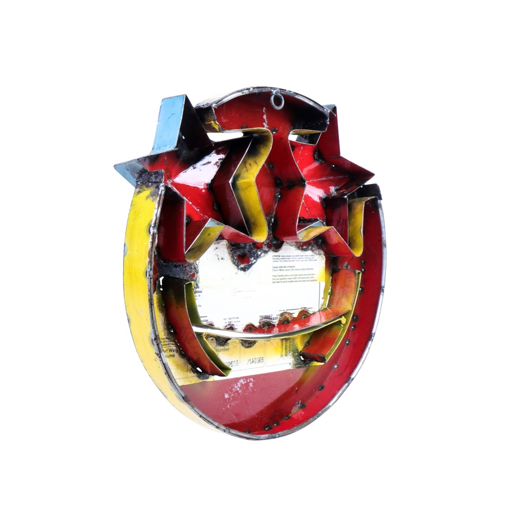 Emoji Upcycling (30) - 🤩 - Visage avec des étoiles à la place des yeux