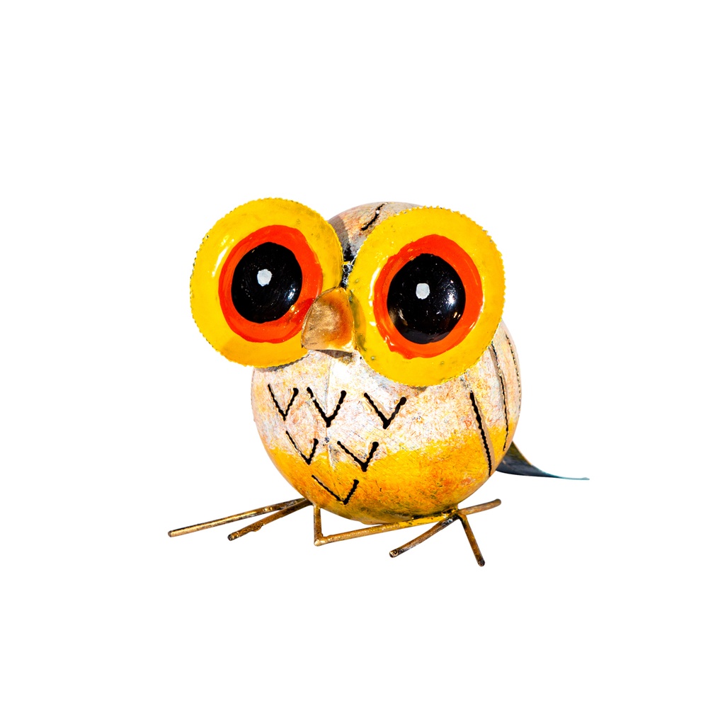 Hibou Grand Yeux (10) - Mix Couleur (Minimum 6 pcs)