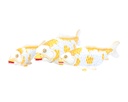 Koi Wood (40) - Blanc + Jaune (Set de 3)