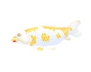 Koi Wood (40) - Blanc + Jaune (Set de 3)