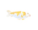 Koi Wood (40) - Blanc + Jaune (Set de 3)