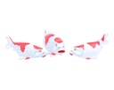 Koi Wood (40) - Blanc + Rouge (Set de 3)