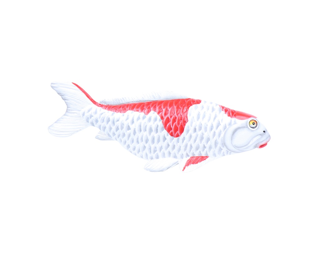 Koi Wood (40) - Blanc + Rouge (Set de 3)