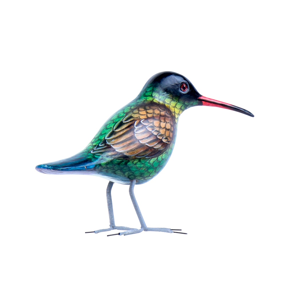 Colibri Wood (10) - Vert + Bleu + Brun + Noir