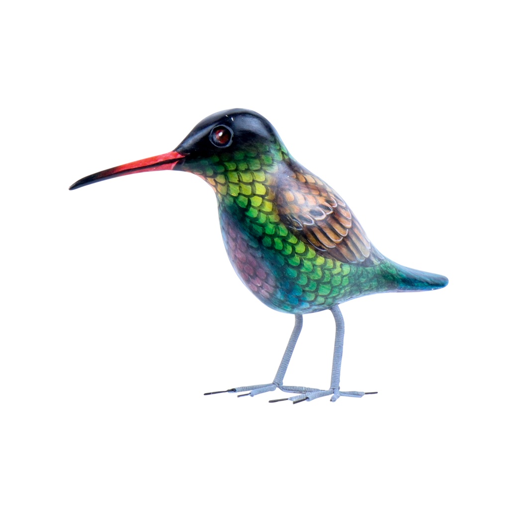 Colibri Wood (10) - Vert + Bleu + Brun + Noir