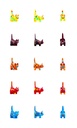 Chat Dali (8) - Mix Couleur (Set de 20 pcs)