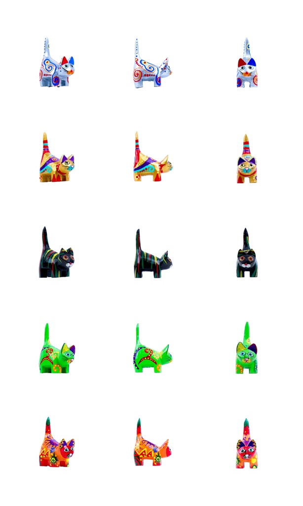 Chat Dali (8) - Mix Couleur (Set de 20 pcs)