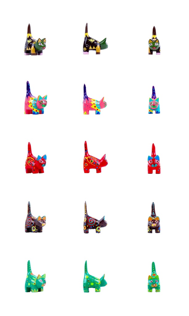 Chat Dali (8) - Mix Couleur (Set de 20 pcs)