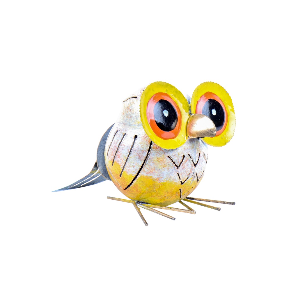 Hibou Grand Yeux (10) - Mix Couleur (Minimum 6 pcs)
