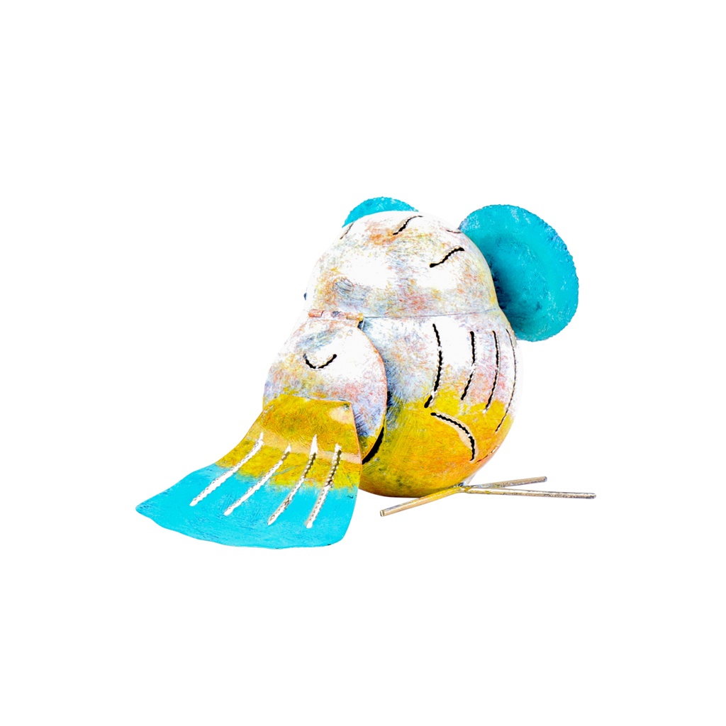 Hibou Grand Yeux (10) - Mix Couleur (Minimum 6 pcs)