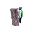 Pic Vert Wood (18) - Vert + Blanc + Noir + Rouge