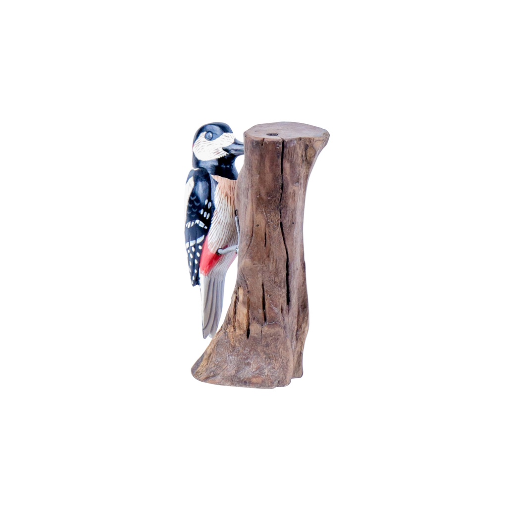 Pic Épeiche Wood (18) - Blanc + Noir + Rouge