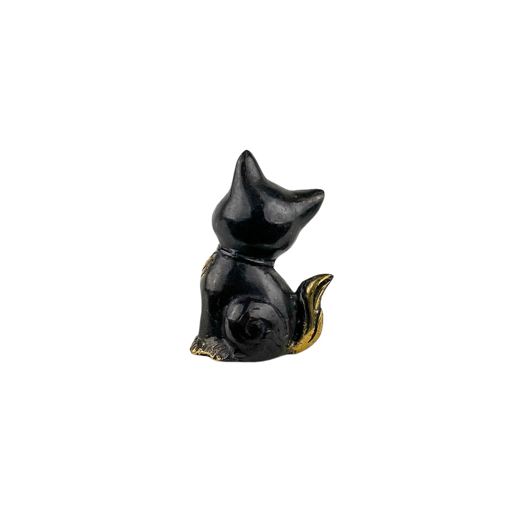 Chat Assis Bronze (8) - Noir + Or (Minimum 3 pcs)