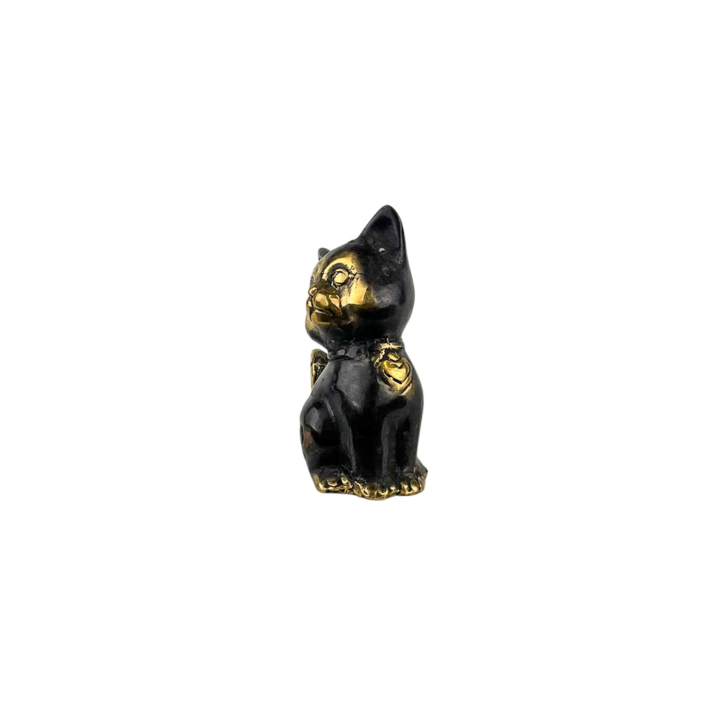 Chat Assis Bronze (8) - Noir + Or (Minimum 3 pcs)