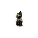 Chat Assis Bronze (8) - Noir + Or (Minimum 3 pcs)