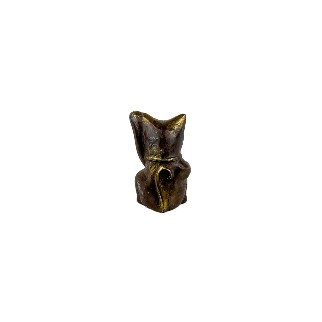 Chat Chanceux Bronze (6) - Noir + Or (Minimum 3 pcs)
