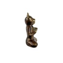 Chat Yoga Bronze (13) - Noir + Or
