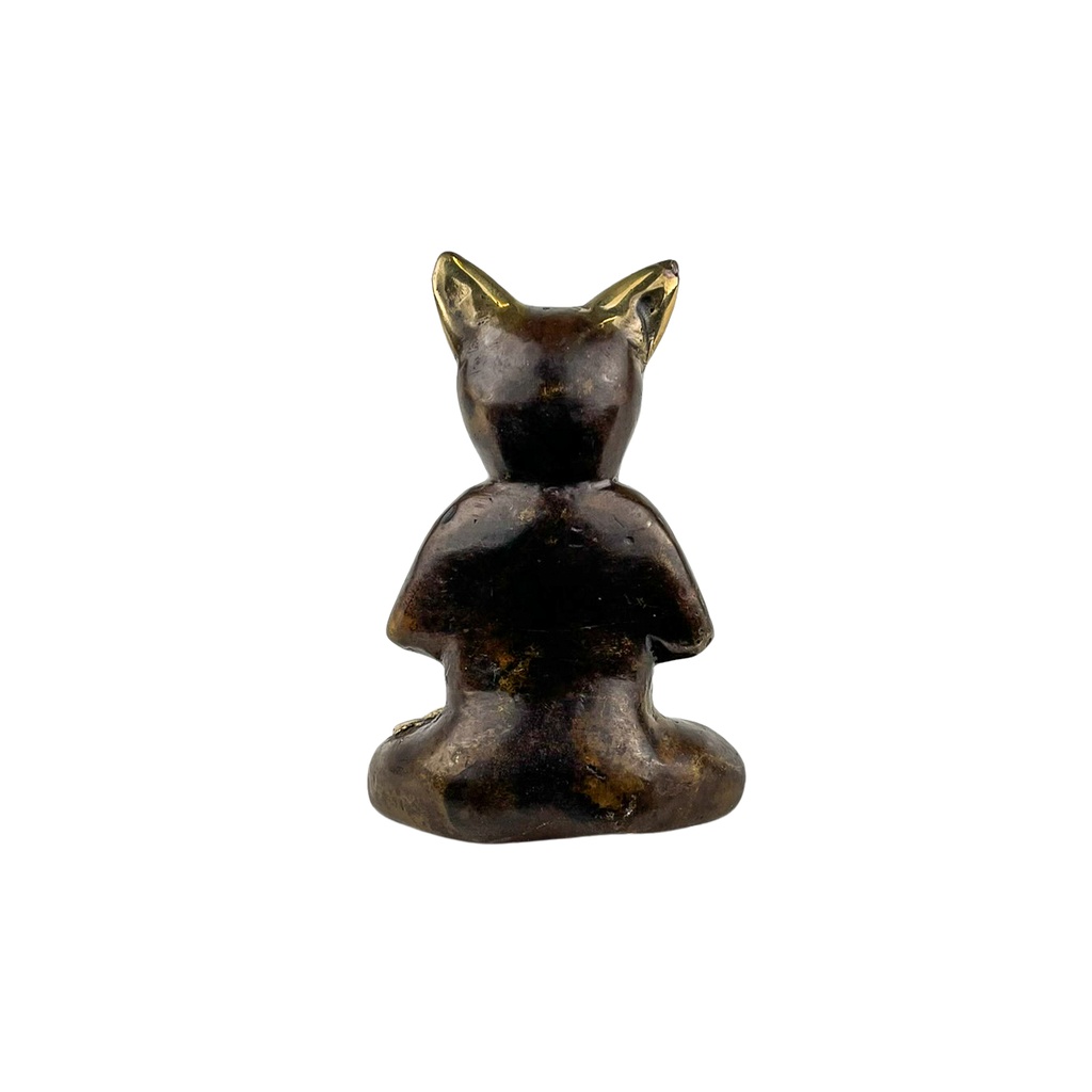 Chat Yoga Bronze (13) - Noir + Or