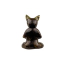 Chat Yoga Bronze (13) - Noir + Or