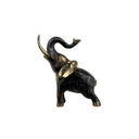 Eléphant Bronze (12) - Noir + Or