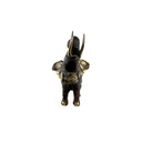 Eléphant Bronze (12) - Noir + Or