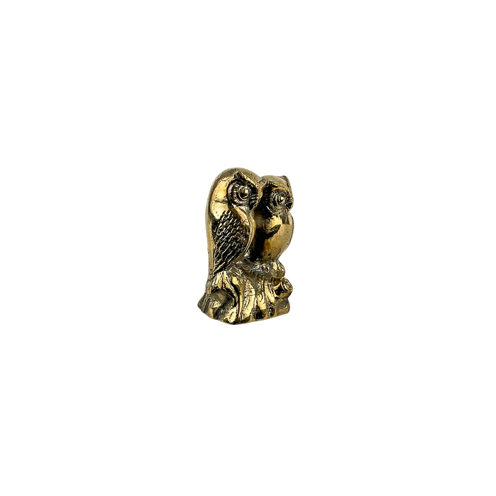 Hibou Couple Bronze (7) - Or (Minimum 3 pcs)