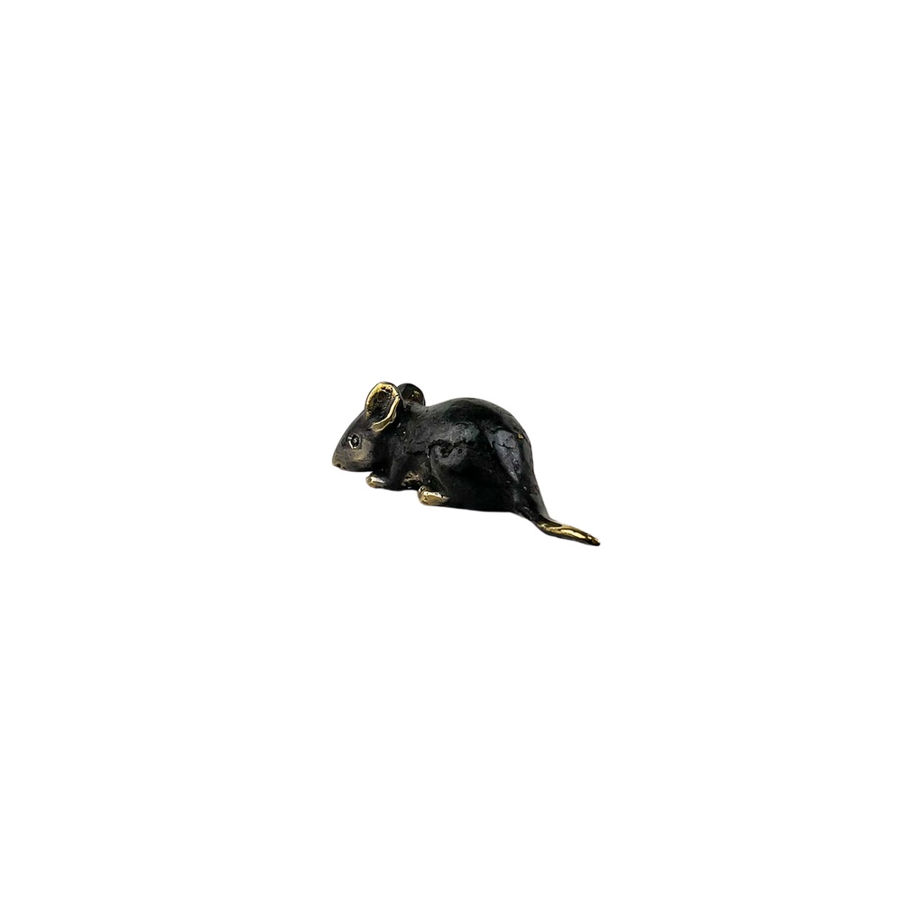 Souris Bronze (3) - Noir + Or (Minimum 3 pcs)