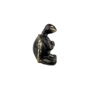 Tortue Yoga Bronze (10) - Noir + Or