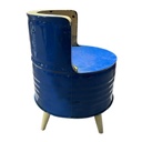 Fauteuil Up - Bleu + Crème (75)