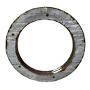 Miroir Rond Up - Blanc + Bordeaux (80)
