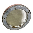 Miroir Rond Up - Blanc + Bordeaux (80)