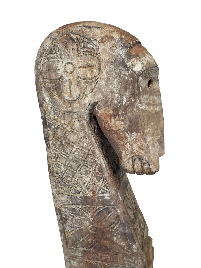 Hippocampe Sculpté sur Socle (120)