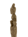 Statue Timor - Homme Assis (147)