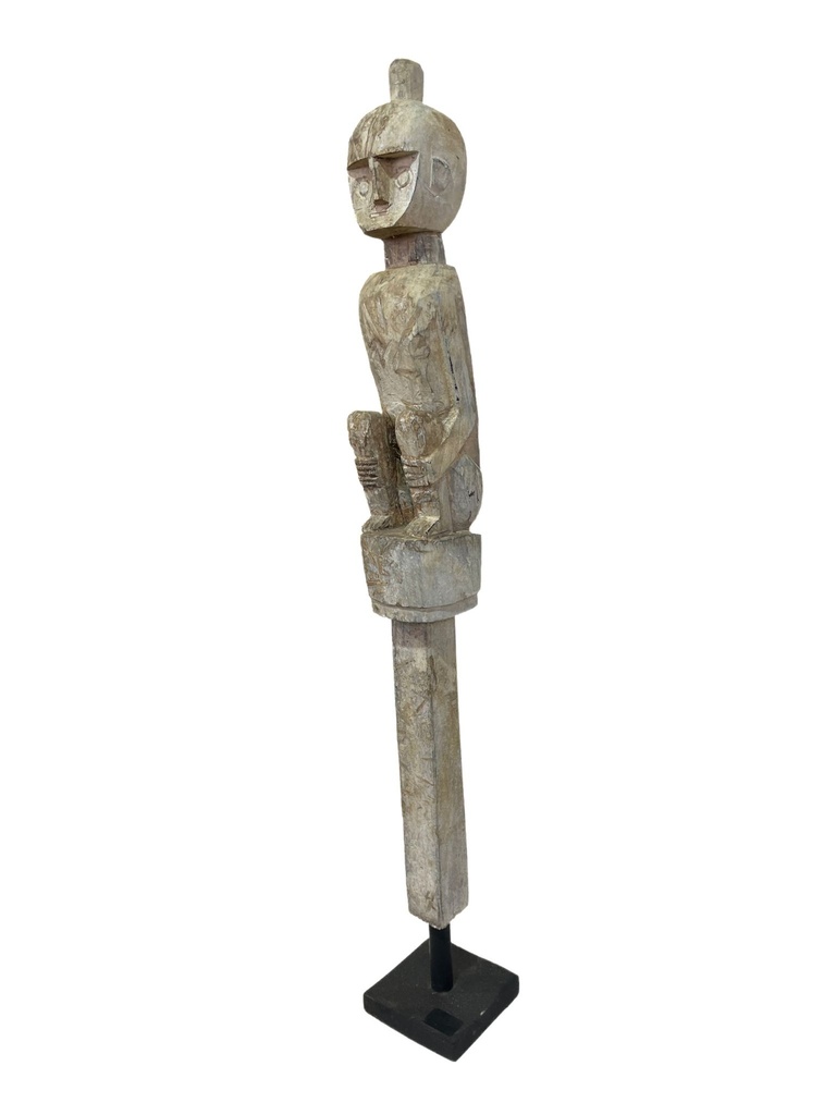 Statue Timor - Homme Assis (95)