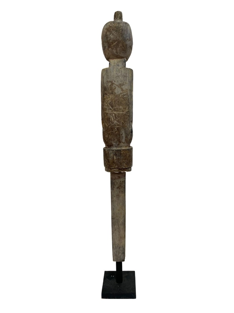 Statue Timor - Homme Assis (96)